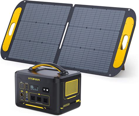 VTOMAN 1500W Solar Generator with 110W Panels。